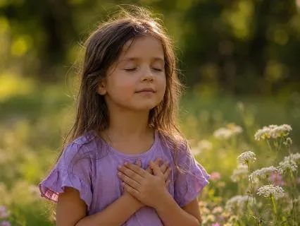 Bloom Like A Flower: A Grounding Meditation For Children