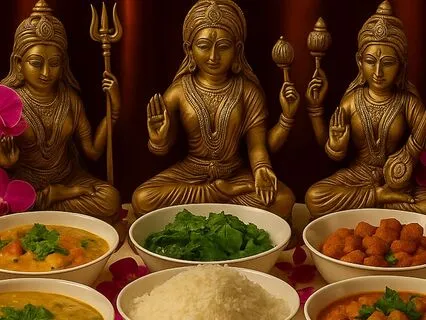 Brahmārpaṇam Mantra – Sacred Food Blessing
