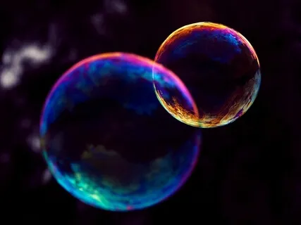 Bubble Of Peace Space With The Breath