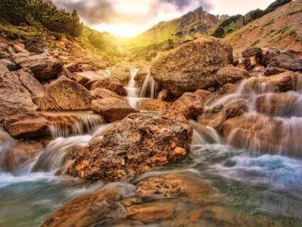 Bubbling River & Waterfall Harmony