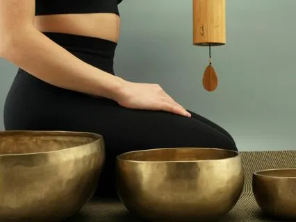 Buddhist Temple, Tibetan Bowls 432 Hz Healing Soundscape
