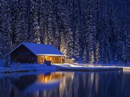 Cabin In The Snow