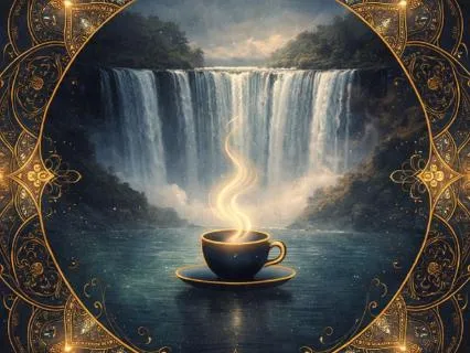 Cafe Near Niagara Falls | Ambience & Sounds for Sleep, 10h