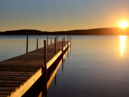 Calm & Clear | A Pebble In A Lake