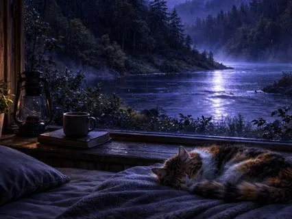 Calm Night Thunderstorm - 8 Hours Of Deep Relaxation
