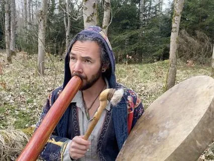 Calming Forest Sound Bath | Didgeridoo And Drum