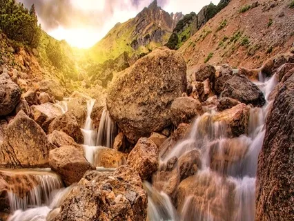 Calming Mountain Stream (Without Music) For Deep Sleep, Meditation, Relaxation