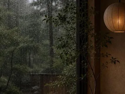 Calming Piano with Rain and Thunder for Sleep