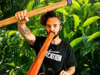 Calming Rain ASMR And Didgeridoo Sound Meditation