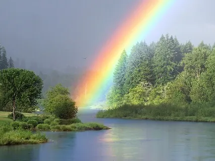 Calming Rainbow Meditation For Tension Relief