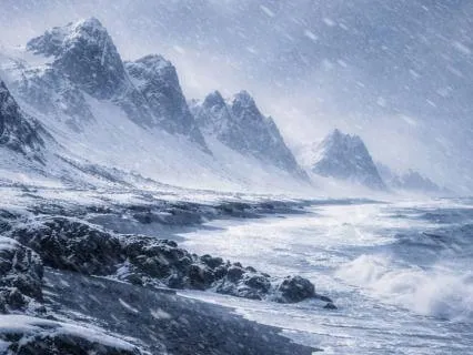 Calming Sleep Sounds: 8 Hour Snowstorm | Natural White Noise