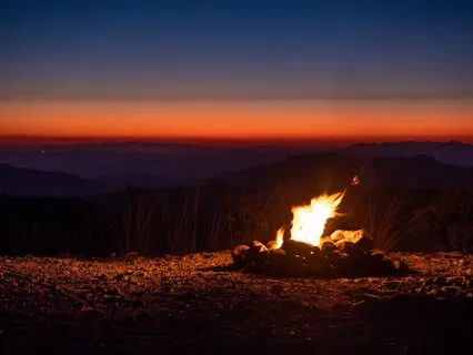 Campfire Night Ambience For Sleep & Relaxation