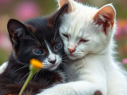 Cat Purr Meditation In 528Hz