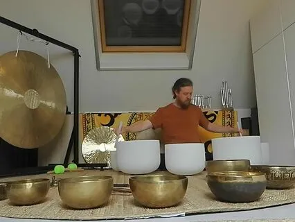Chakra Balancing Sound Healing - Sound Bath - Live Recording