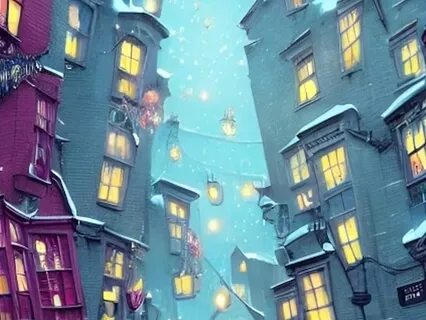 Christmas Eve In Surrey Alley