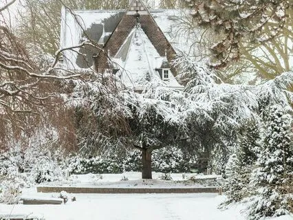 Church Snowfall Choir and Bell Sounds Ambiance