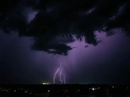 City Rain With Thunder