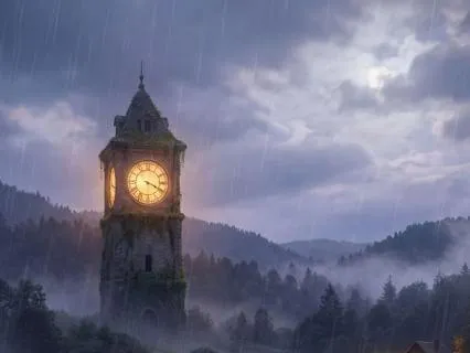 Clock Ticking and Rain for Sleep