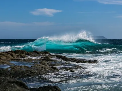 Coastal Crashing Waves