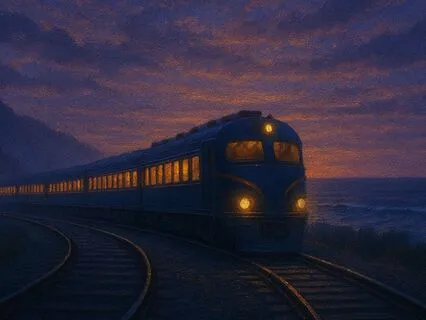 Coastal Twilight Express: A Gentle Sleep Story