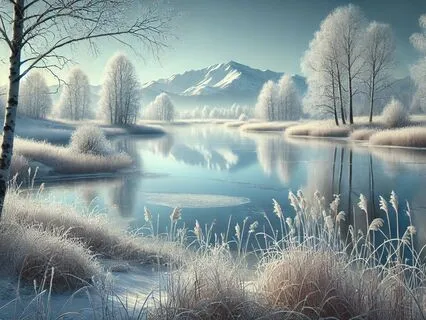 Cold Clear Morning Reflections