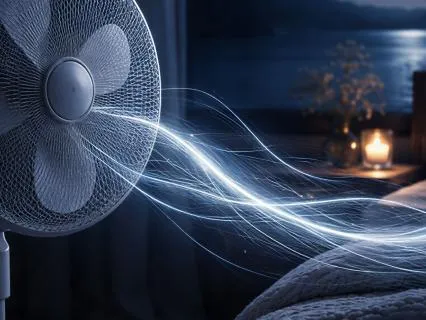 Continuous Airflow & Soft Electric Hum for Insomnia Relief