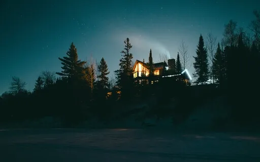 Cottage On A Snowy Island | Sleep Story