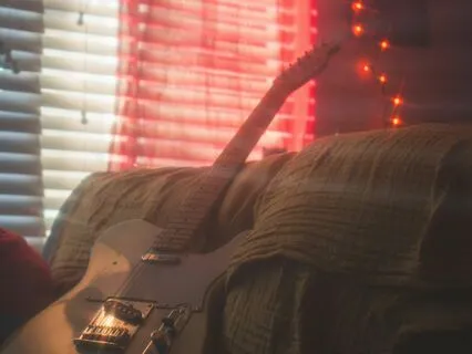 Cozy And Gentle Guitar On A Rainy Day