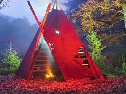 Cozy Autumn Evening In Nature Wind Howling Rustling Leaves