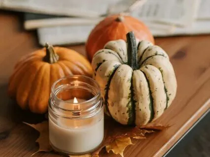 温馨秋日宁静冥想