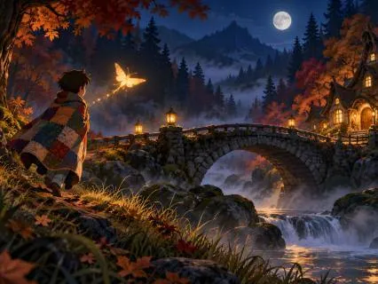 Cozy Autumn Sleep Story: The Cider Witch's Cottage