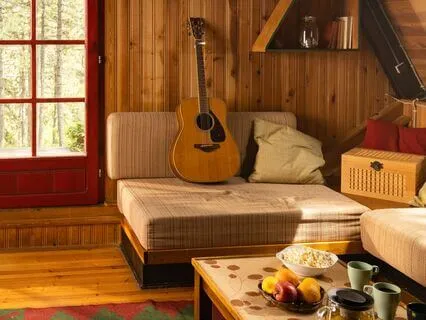 Cozy Mountain Cabin With Rain And Forest Sounds