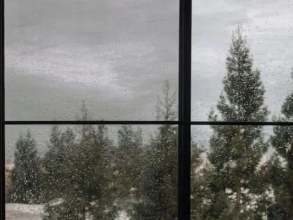 Cozy Rain Behind Window For Sleep