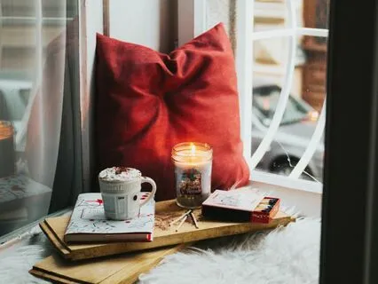 Cozy Reading Nook Ambience Rain Hitting Windows