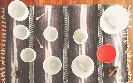 Crown Chakra Crystal Singing Bowls