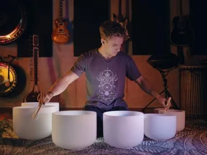 Crystal Bowl 1 Hour Sound Healing - Let Go Of Anxiety