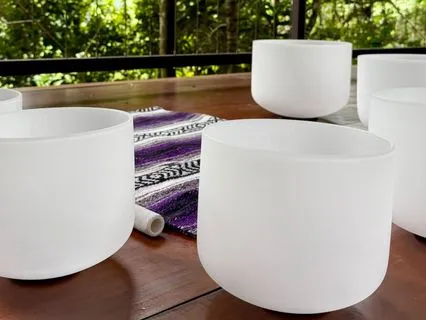 Crystal Bowl Sound Bath in the Jungle