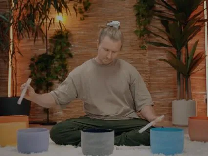 Crystal Singing Bowls For Sleep And Letting Go