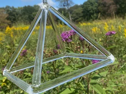 Crystal Singing Pyramid For Reaching Higher Consciousness
