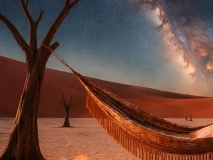 Falling Asleep In The Peace Of The Desert