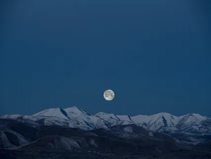 December Full Moon Reflection