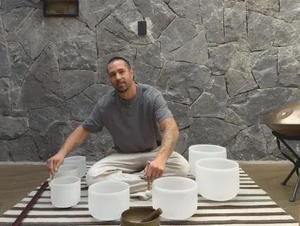 Deep Healing Crystal Singing Bowls And Koshi