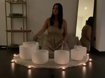 Deep Restoration - 432 Hz Crystal Bowls & Healing Voice