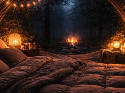 Deep Sleep 10 Hours Forest Bubble Tent Storm Soft Rain