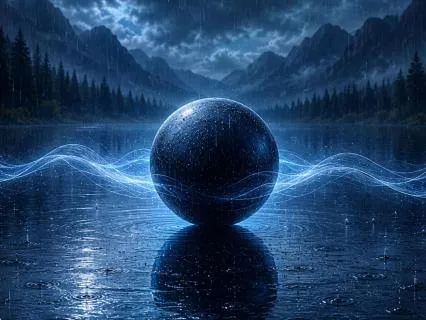 Deep Sleep Frequencies & Distant Rain – 8D Overnight Audio