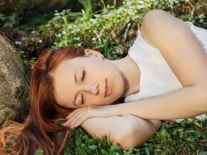 Deep Sleep In The Rice Field With Rain