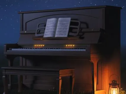 Deep Sleep Piano & Crickets · 8 Hours