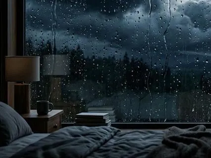 Deep Sleep Rain: Continuous Ambient Drone & Soft Bells