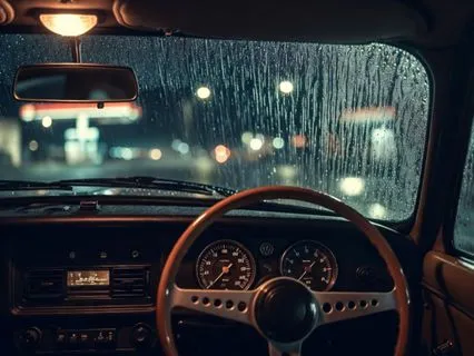 Deep Sleep - Rain Sounds in a Parked Car