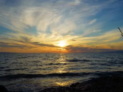 Deep Sleep Sea Waves Soundscape Sunset in Greece